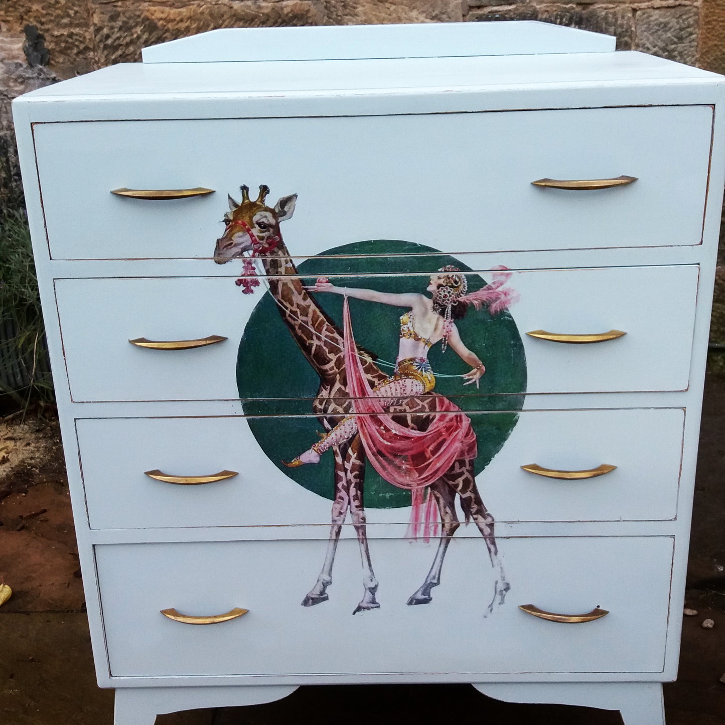 Painted to order - decoupaged vintage furniture