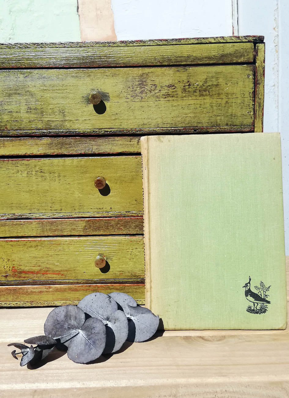 Reserved for Jasna vintage set of tiny drawers in miss mustard seed milk paint Boxwood