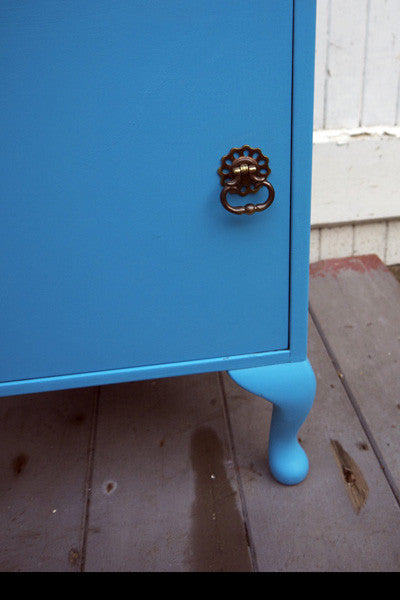 hand painted childrens bedside cabinets by emily rose vintage in ecos organic nursery paint