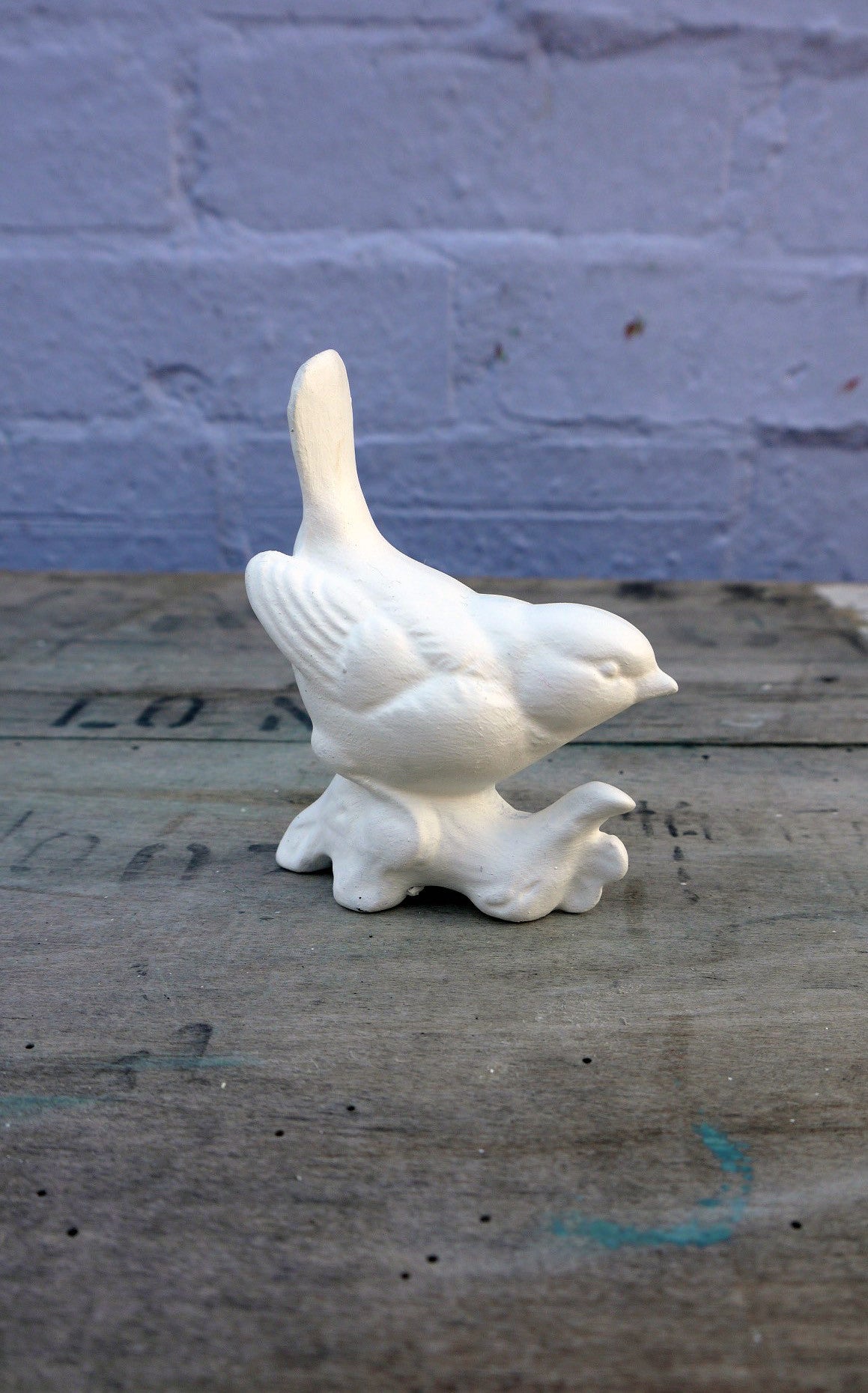 Lovely little white bird ornament