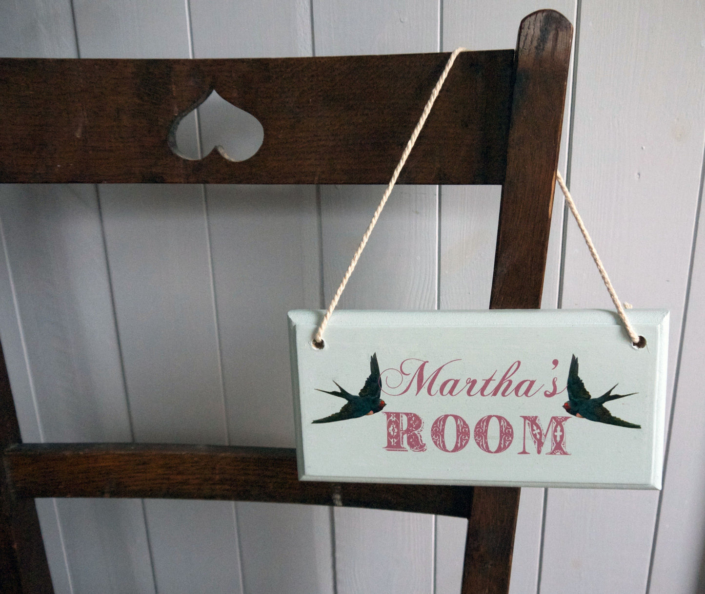personalised children's door signs by emily rose vintage - 1