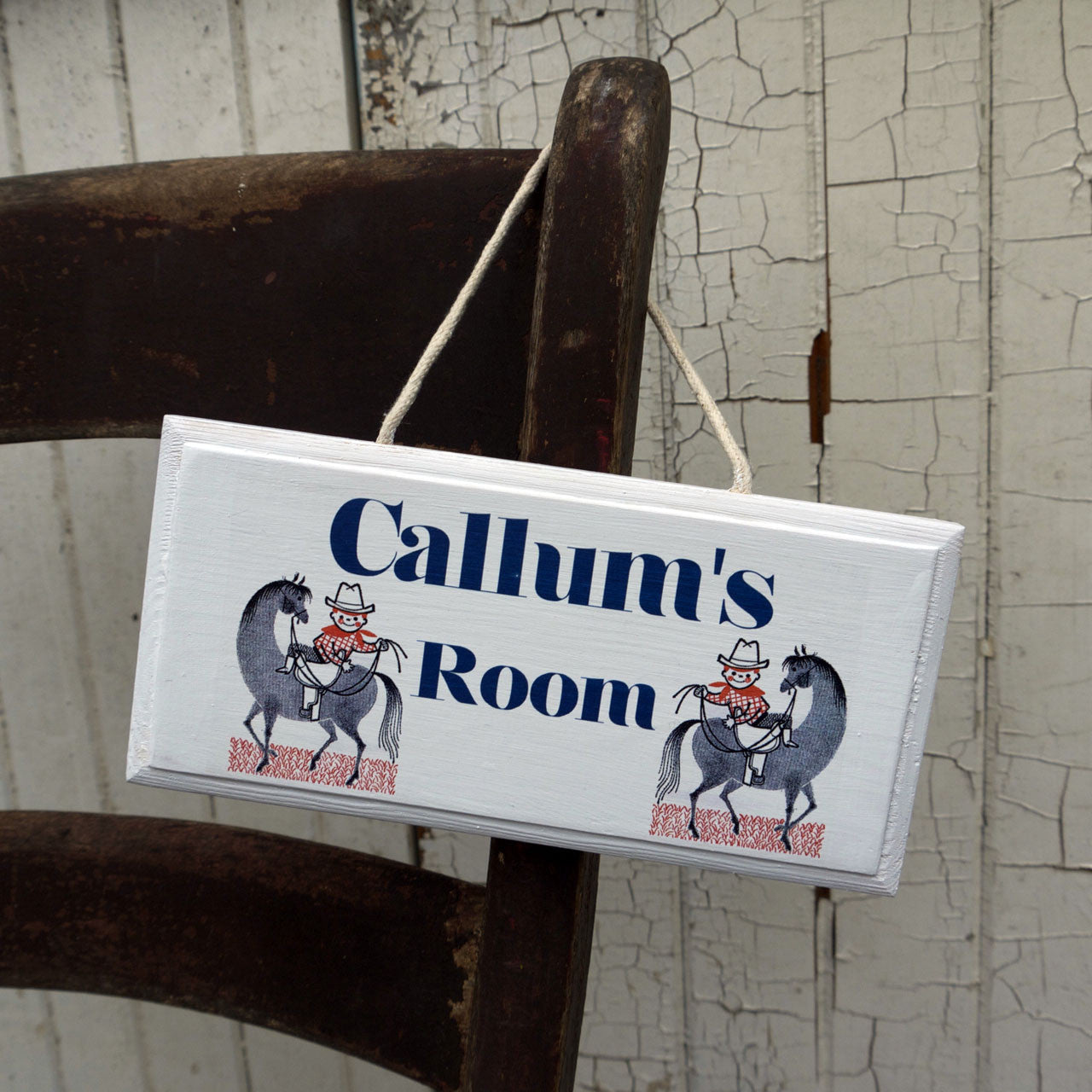 personalised childrens door plaque signs by emily rose vintage