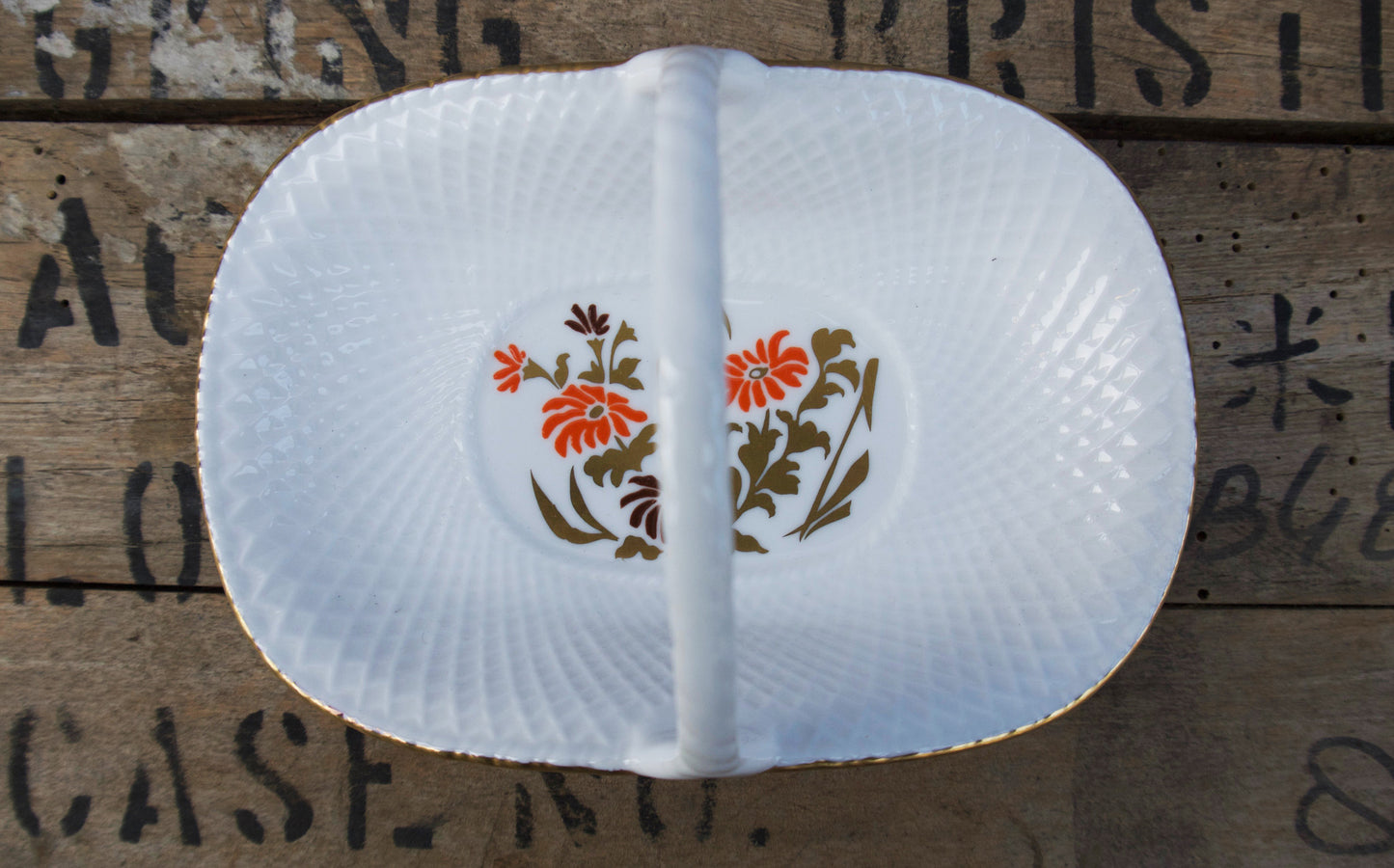 Spode china basket in oroginal box