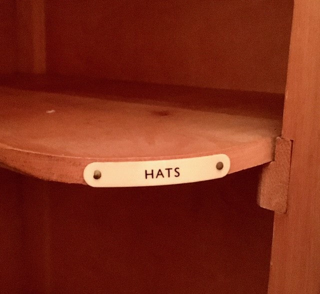 Vintage single wardrobe in Annie Sloan graphite