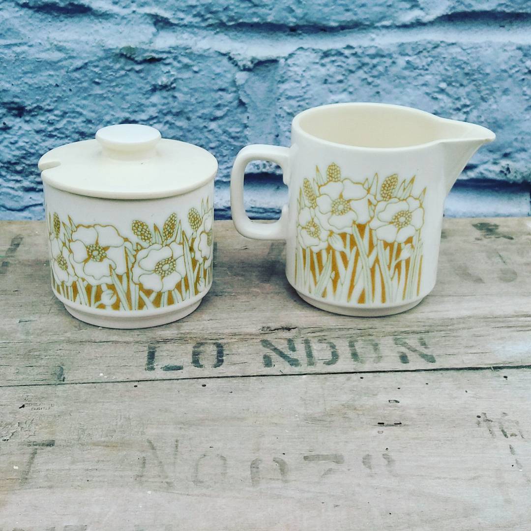 Collection of vintage Hornsea pottery