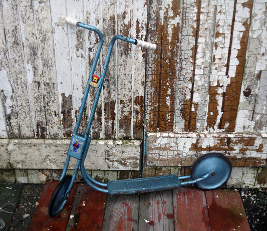 vintage children's metal scooter