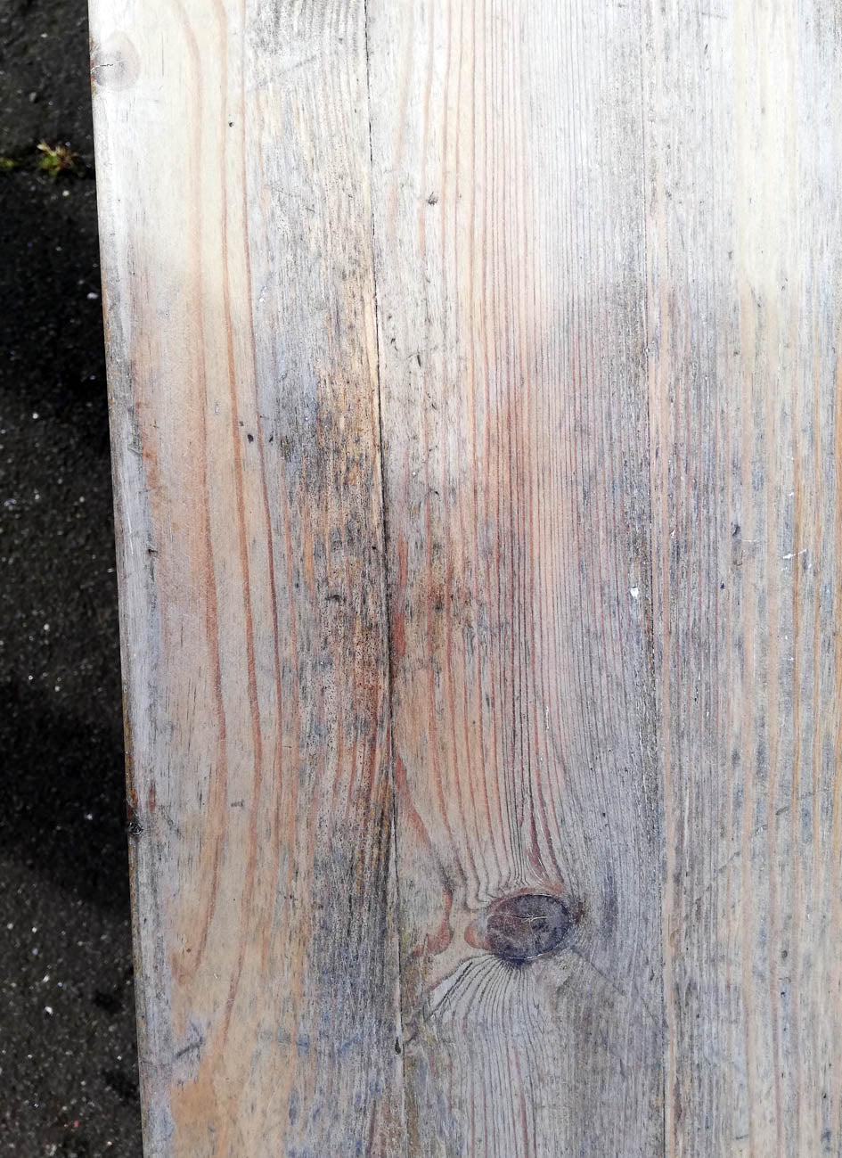 Vintage painted pine kitchen bench