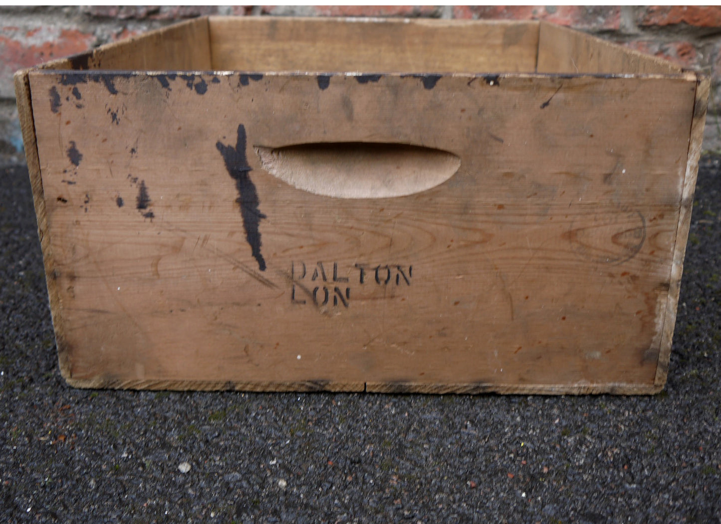 Vintage wooden crate