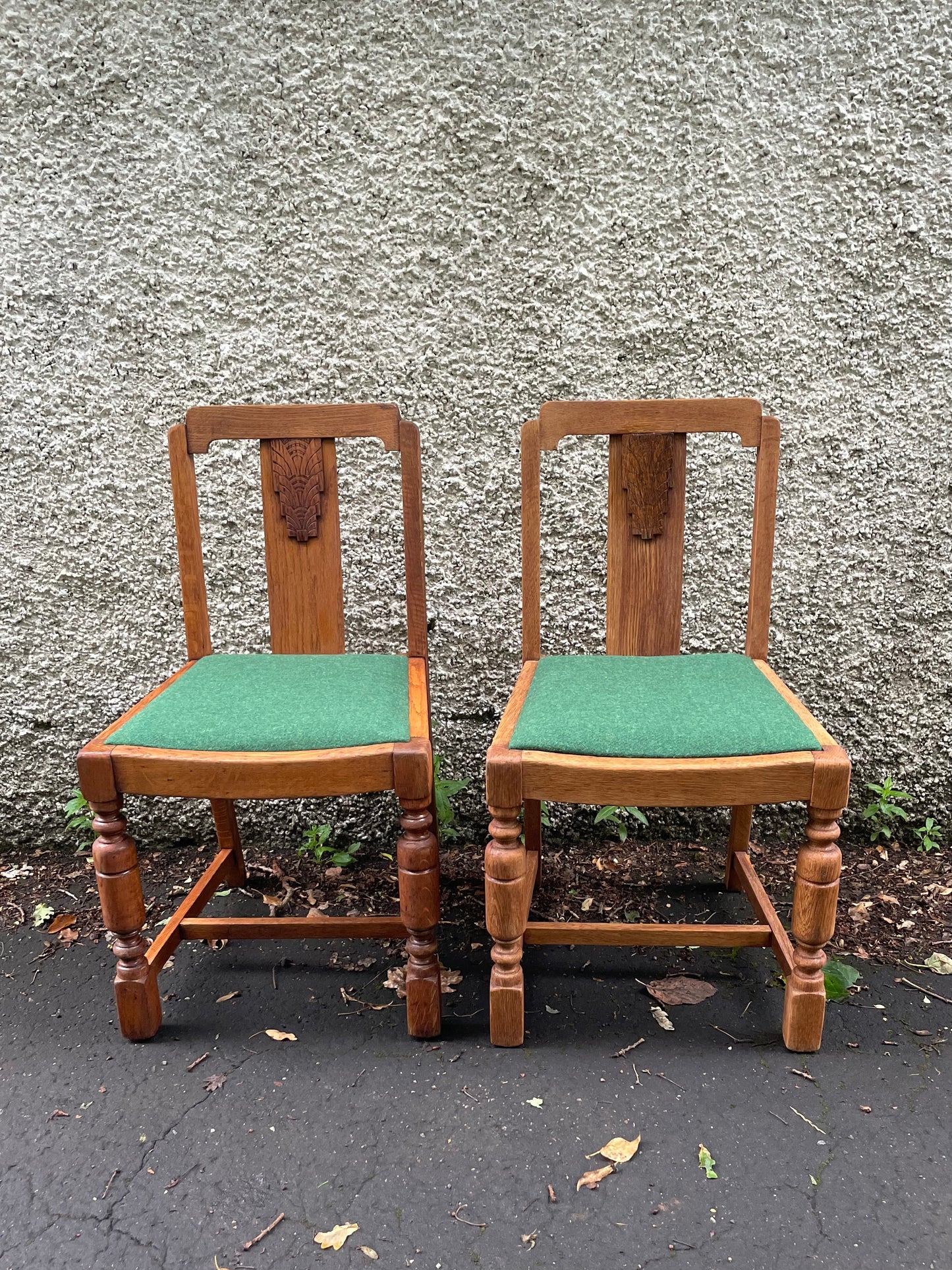 Re-upholstered matching or mismatched vintage dining chairs refinished to order