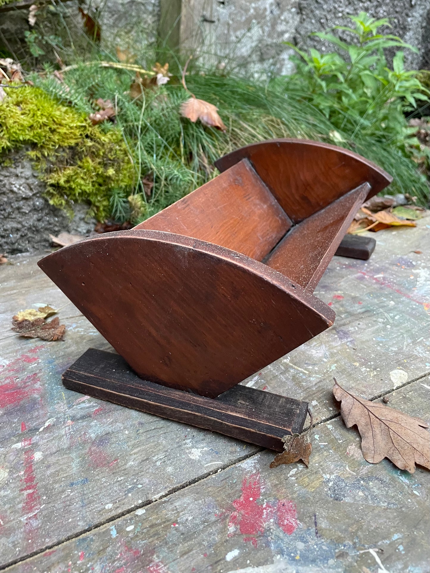 Early 20th century oak bookstand
