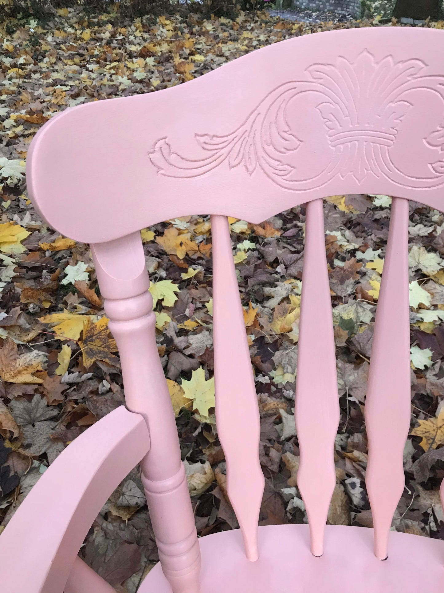 Handpainted Mismatch vintage dining chairs