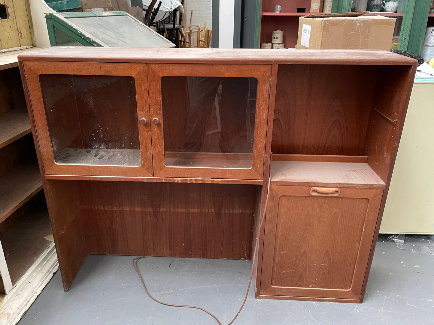 Vintage mid century G-Plan sideboard available for painting your choice of colour or restored wood