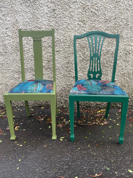 Commission for Tracey - Vintage oval  extending  pine dining table  and 4 dining chairs