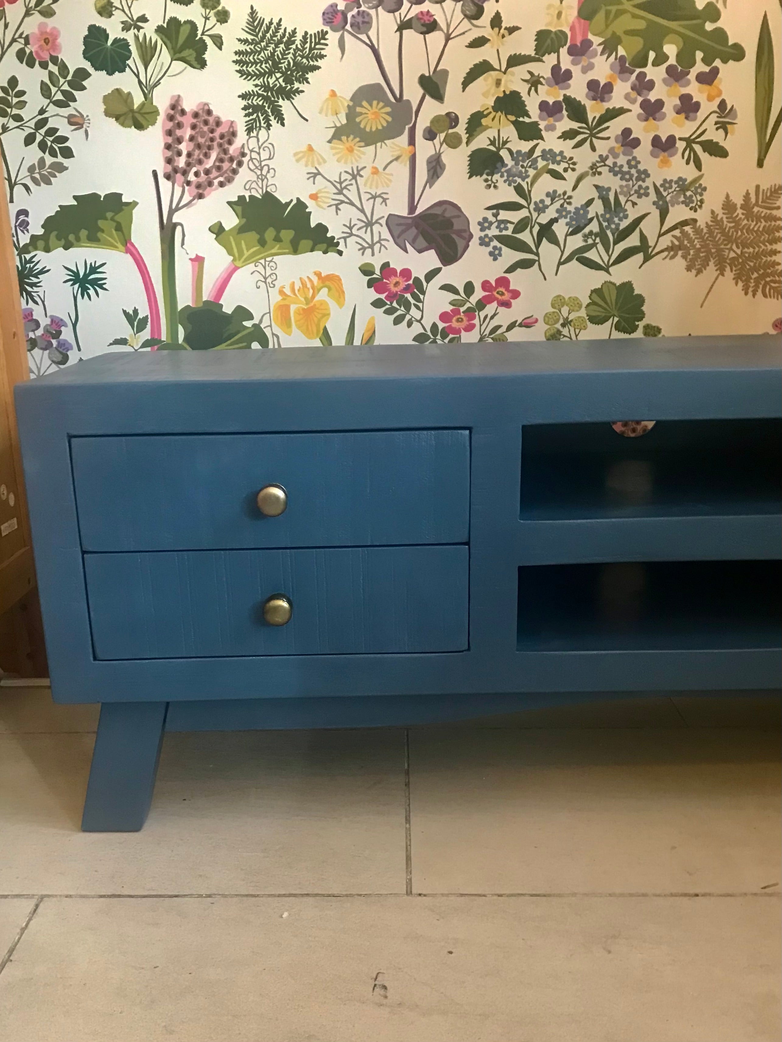 Painted wood deals tv cabinet