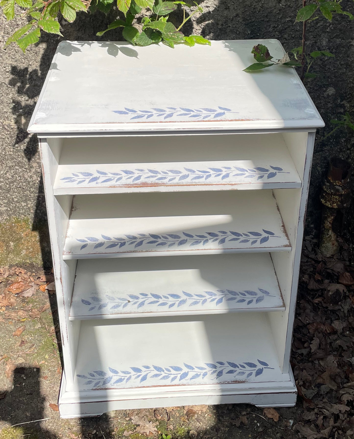 Reserved for Sophie Vintage  glass fronted cabinet