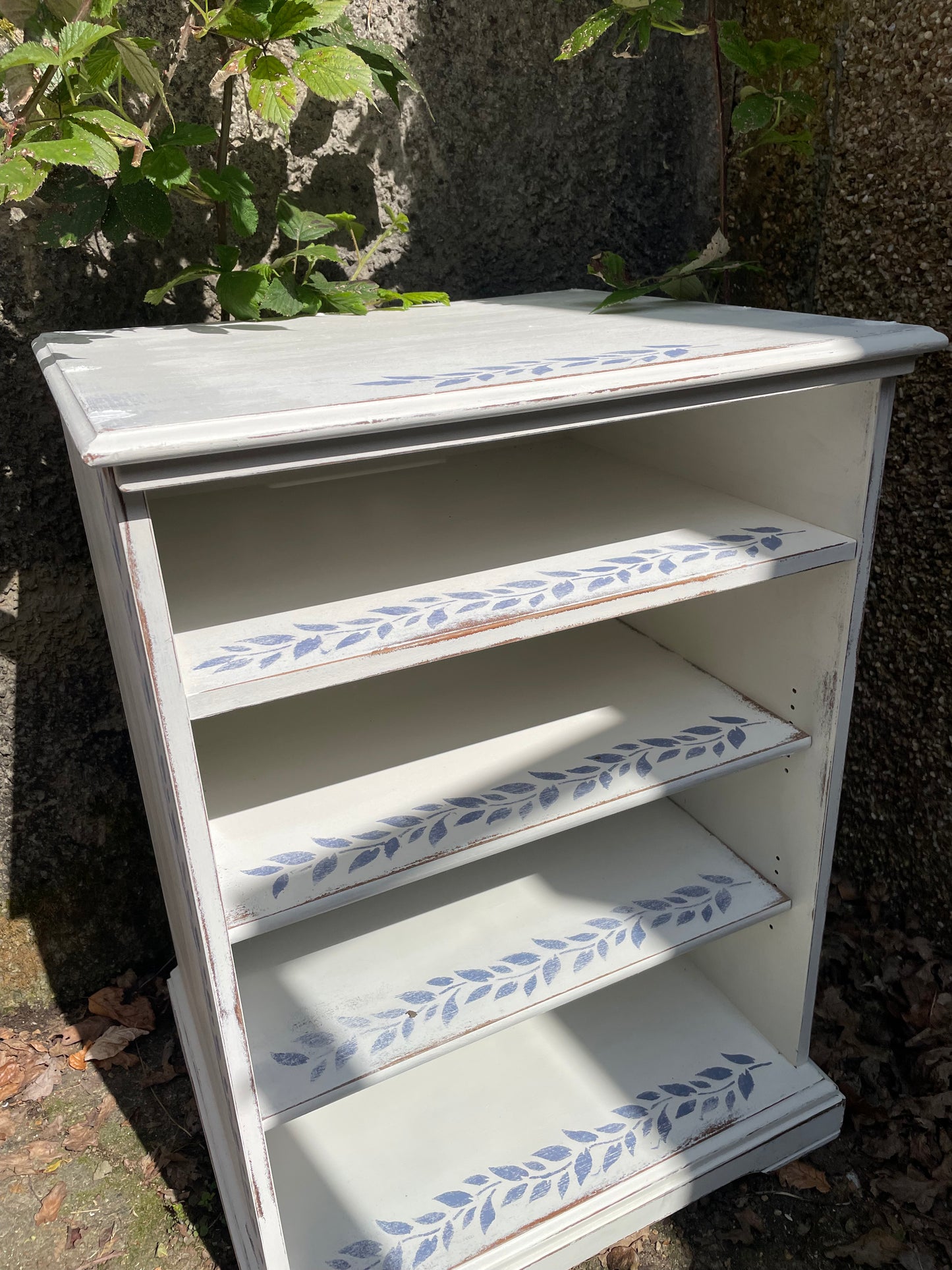 Reserved for Sophie Vintage  glass fronted cabinet