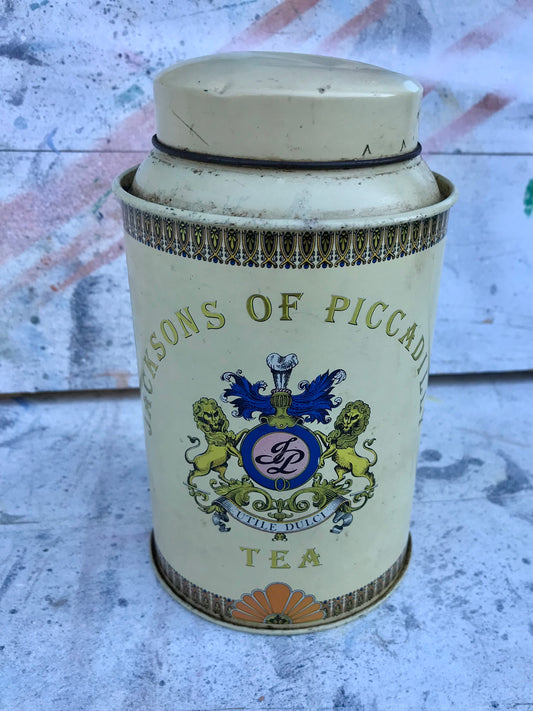 Vintage Jacksons of Piccadilly tea tin