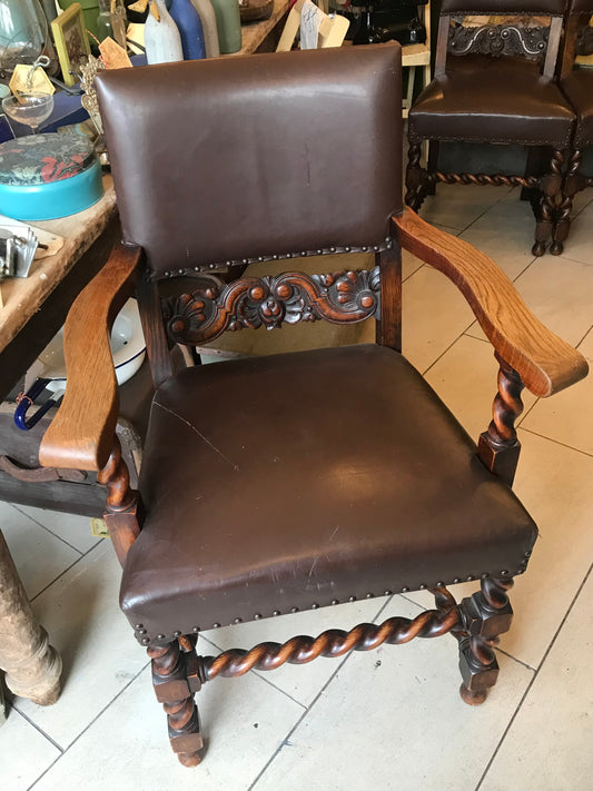 Set of  3 Antique vintage throne chairs  available for reupholstery and painting your choice of colour