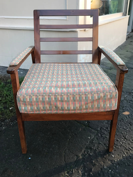 Pair of Vintage Parker Knoll chairs available for reupholstery and painting your choice of colour will sell separately