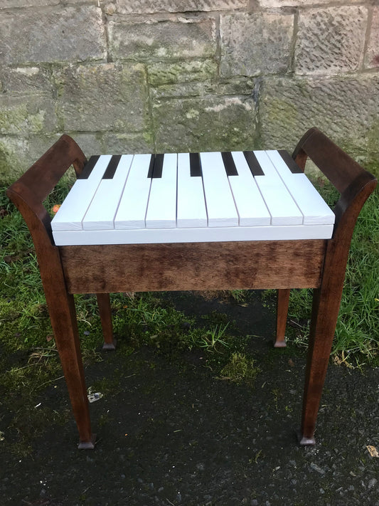 Upcycled vintage Piano stools