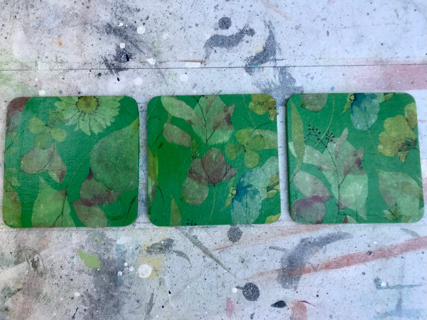 Made to order decoupaged coasters