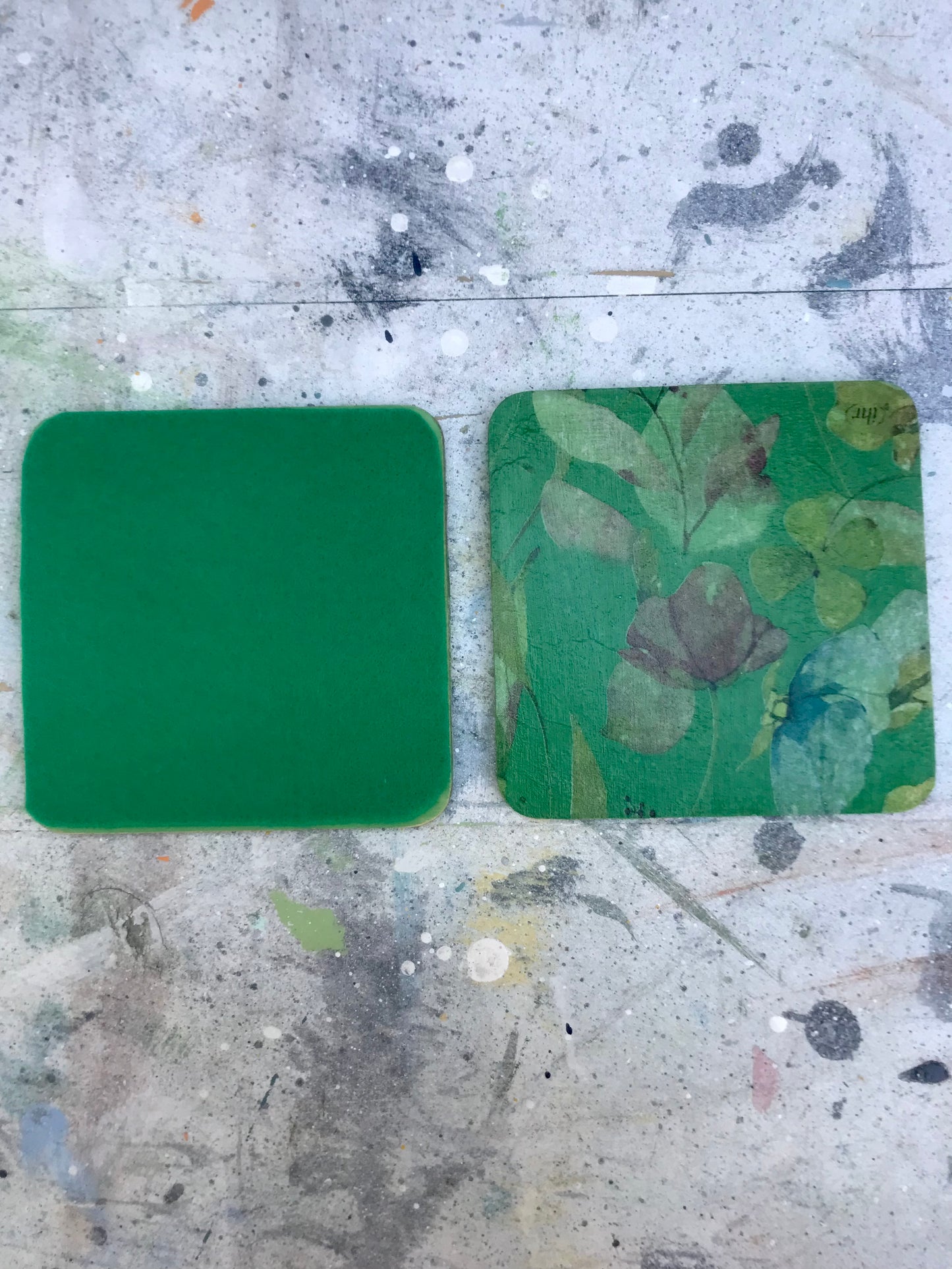 Made to order decoupaged coasters