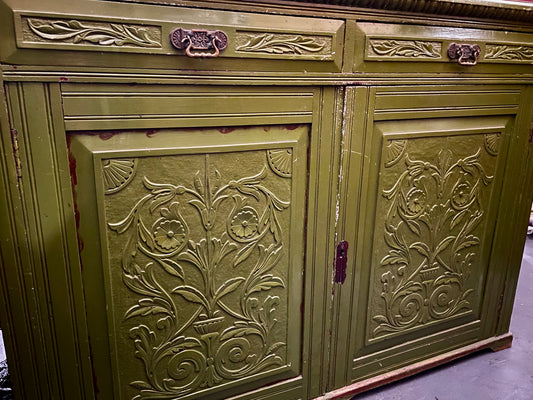 Vintage carved sideboard available for refurb