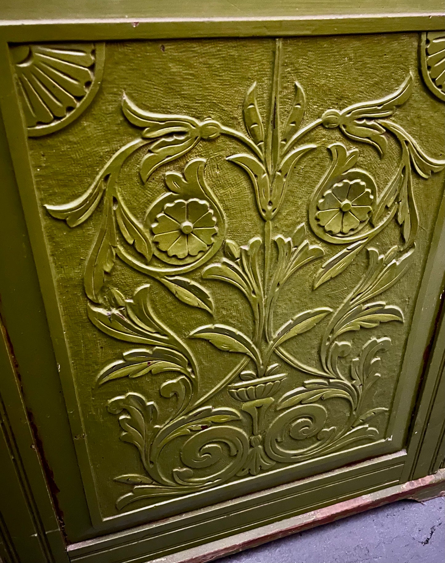 Vintage carved sideboard available for refurb