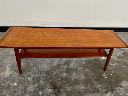 Mid Century teak coffee table
