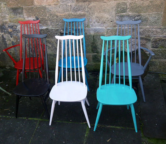 Ercol dining chairs available for painting in your choice of colours