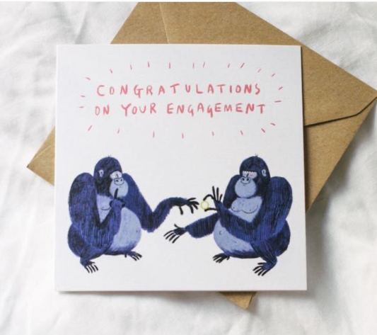 congratulations on your engagement card