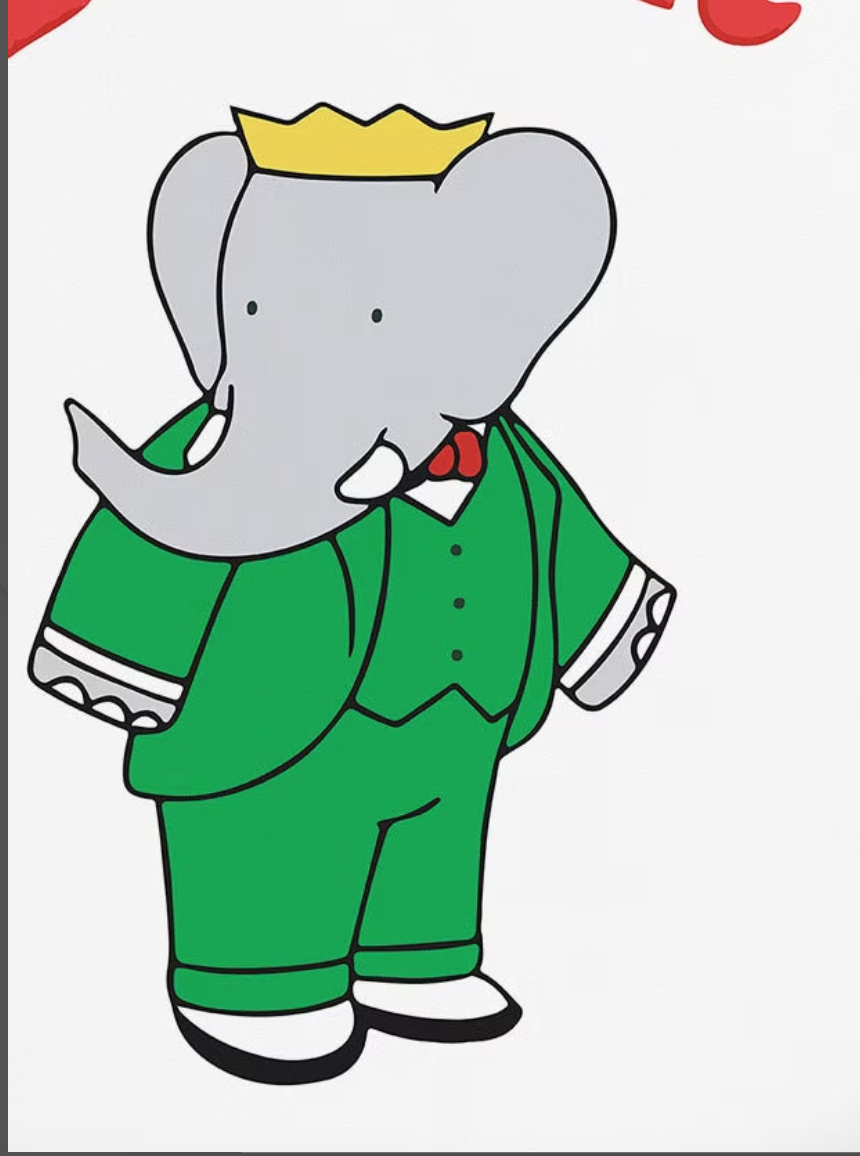 Commission for Angela Barbar the elephant personalised chair