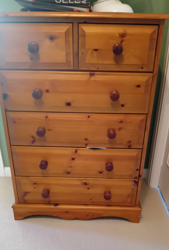 Commission for Helen painted Chest of Drawers