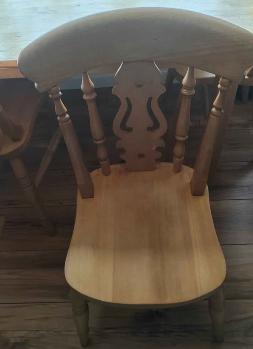 Commission for Ben 12 x mismatched dining chairs (now 10 chairs)