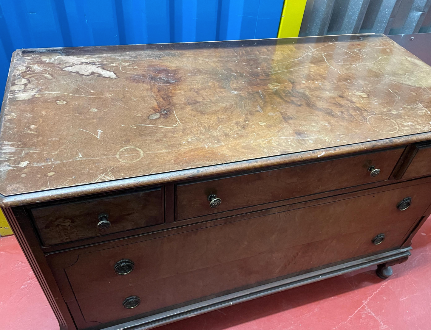 Lovely Queen Anne vintage chest of drawers available for painting.... price includes painting