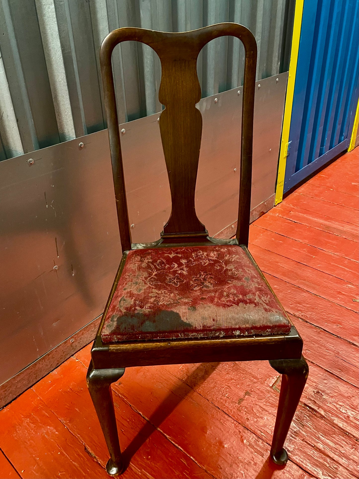 Set of 3 vintage dining chairs available for refurbishment