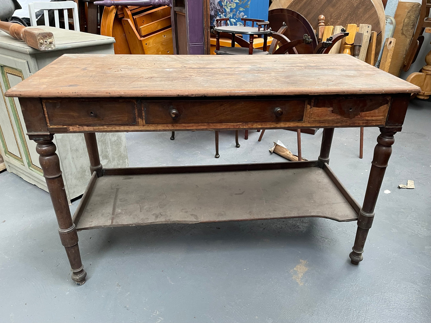 Vintage Console / sideboard table available for refurb.