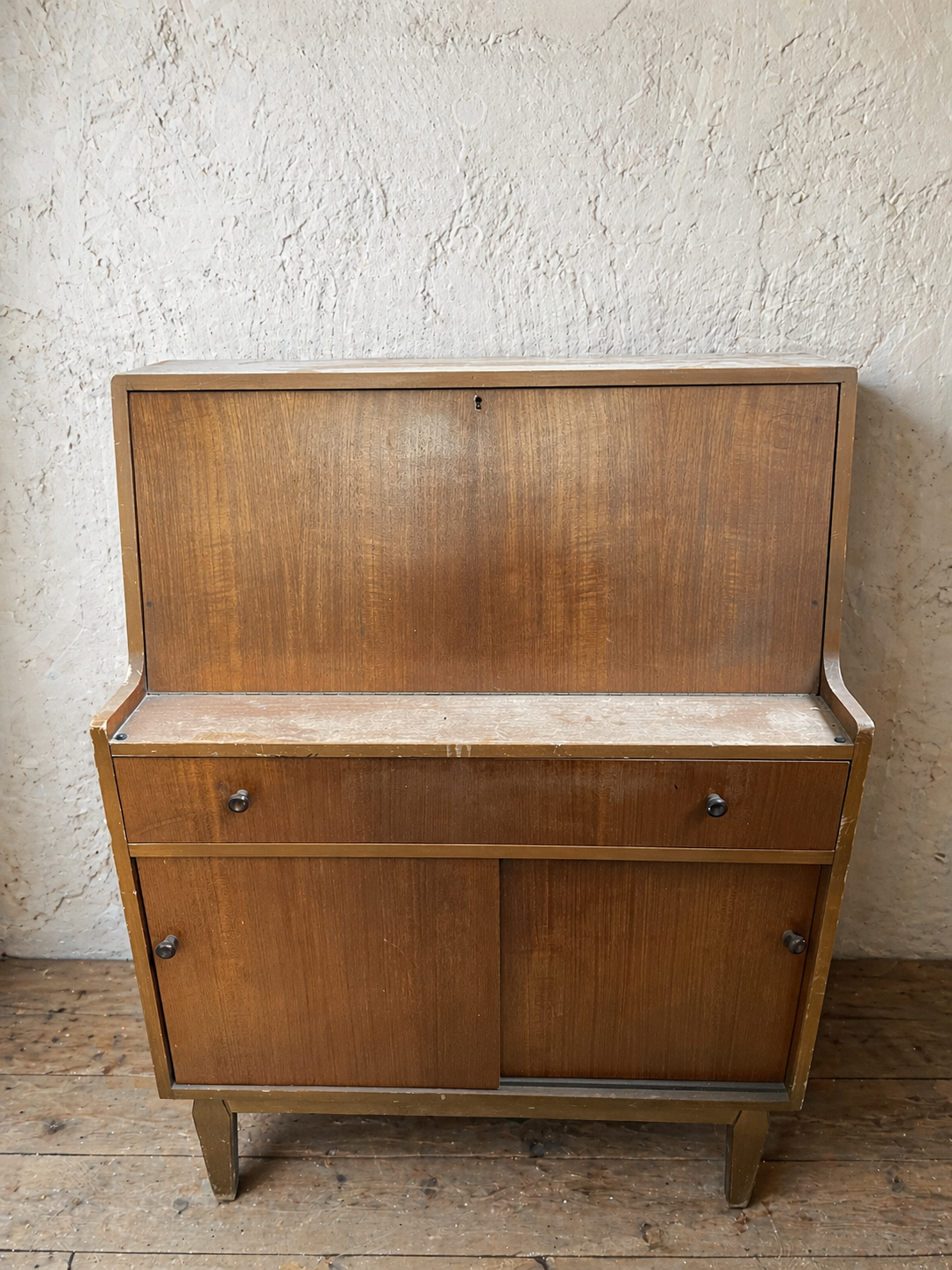 Vintage mid century writing bureau /  desk available for refurb