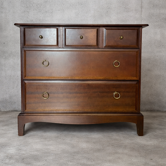 Vintage Stag 5 drawer chest of drawers available for  painting - price includes painting