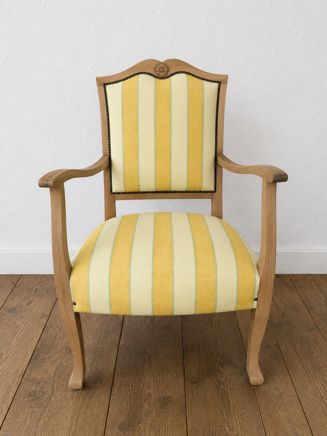 Vintage  arm chair newly reupholstered