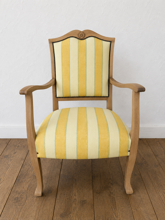 Vintage  arm chair newly reupholstered