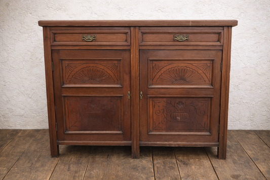 Vintage carved sideboard available for refurb.