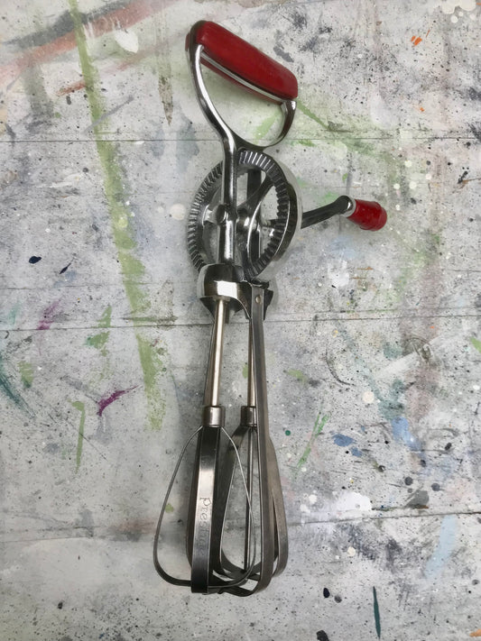 vintage hand whisk