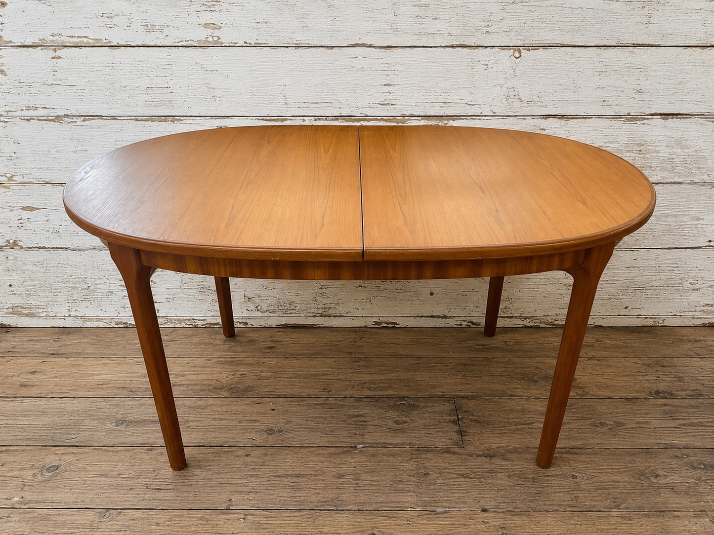 Vintage mid century Mcintosh extending dining table
