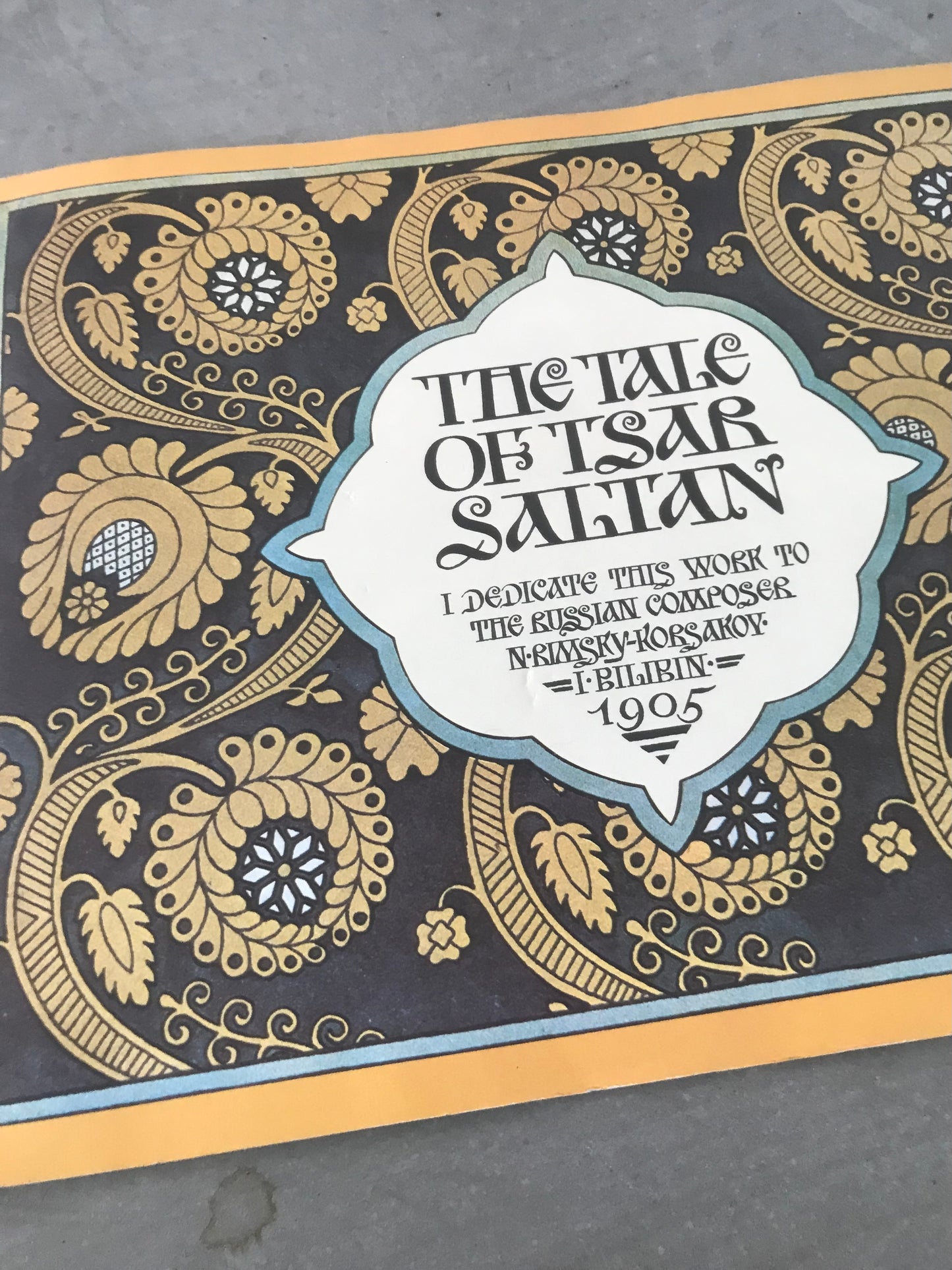 Vintage paper back book - Tale of Tsar Saltan by Alexander Pushkin