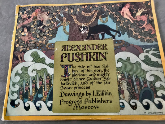 Vintage paper back book - Tale of Tsar Saltan by Alexander Pushkin