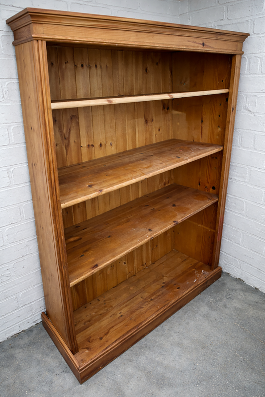 Vintage pine book case available for painting