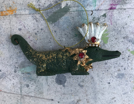 Crocodile  Christmas decoration