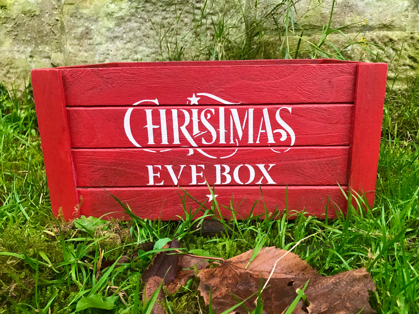 Hand Painted Christmas Eve Box