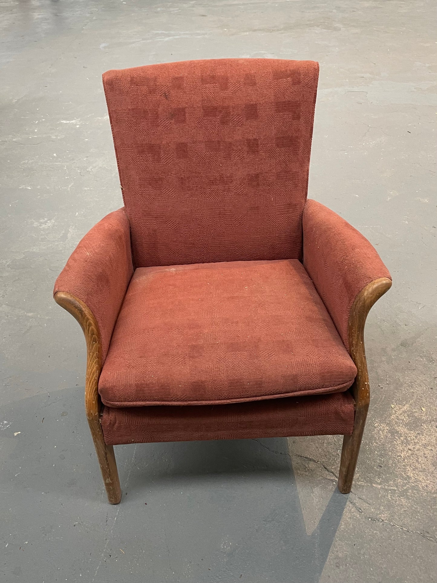 Vintage Parker Knoll chair available for reupholstery and painting your choice of colour